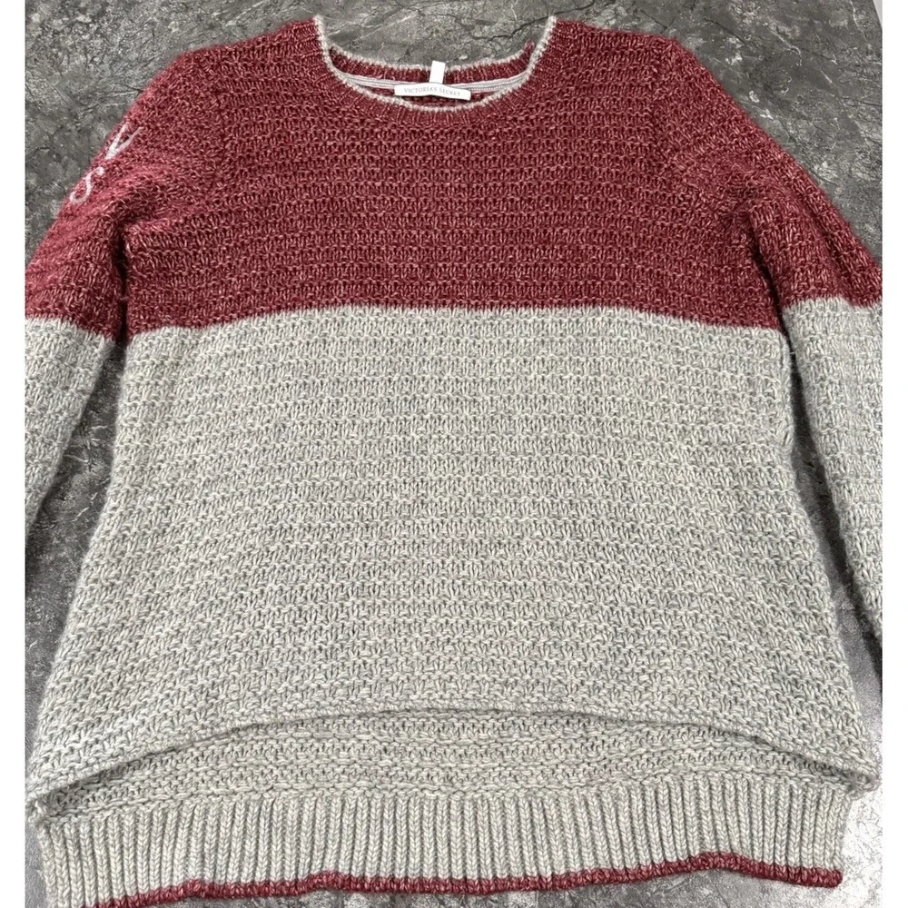 Victorias‎ Secret Womens Wool Alpaca Blend Chunky Knit Oversized Sweater Small - Picture 6 of 10